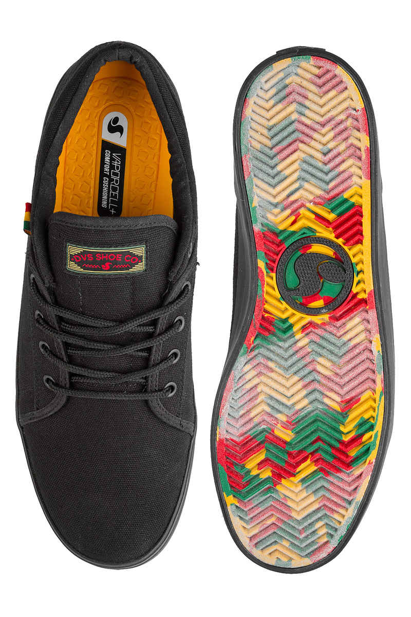 DVS Aversa+ Canvas Shoes (black rasta)