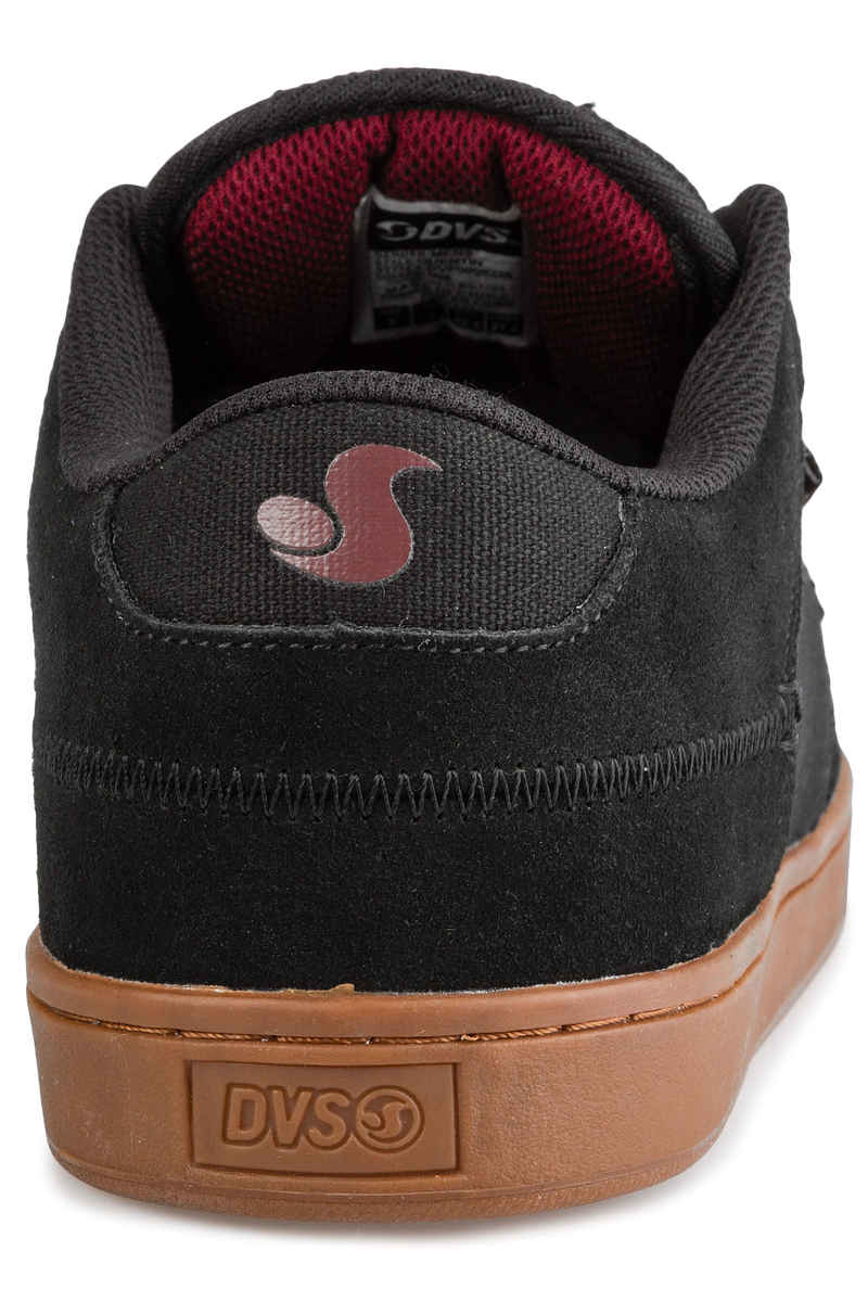 DVS Quentin Suede Shoes (black gum port)