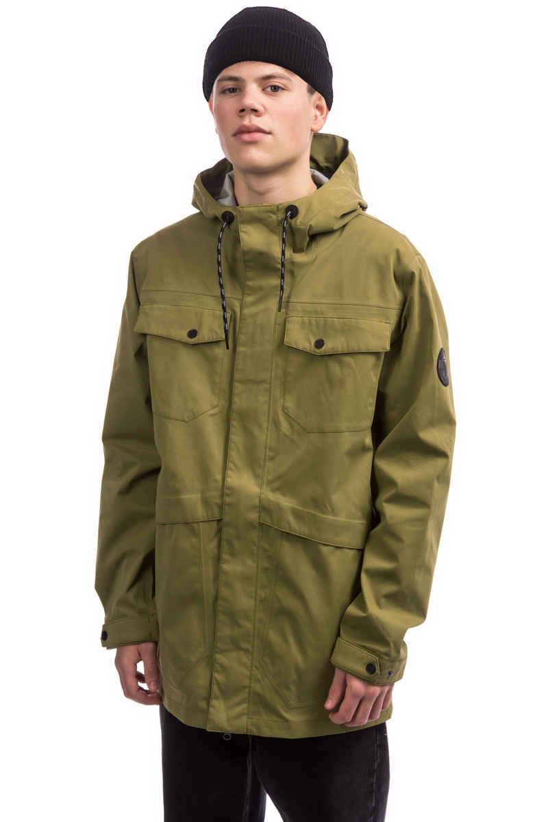 Volcom V.Co 3L Rain Snowboard Jacket (moss)