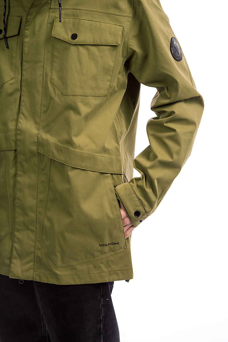 Volcom V.Co 3L Rain Snowboard Jacket (moss)