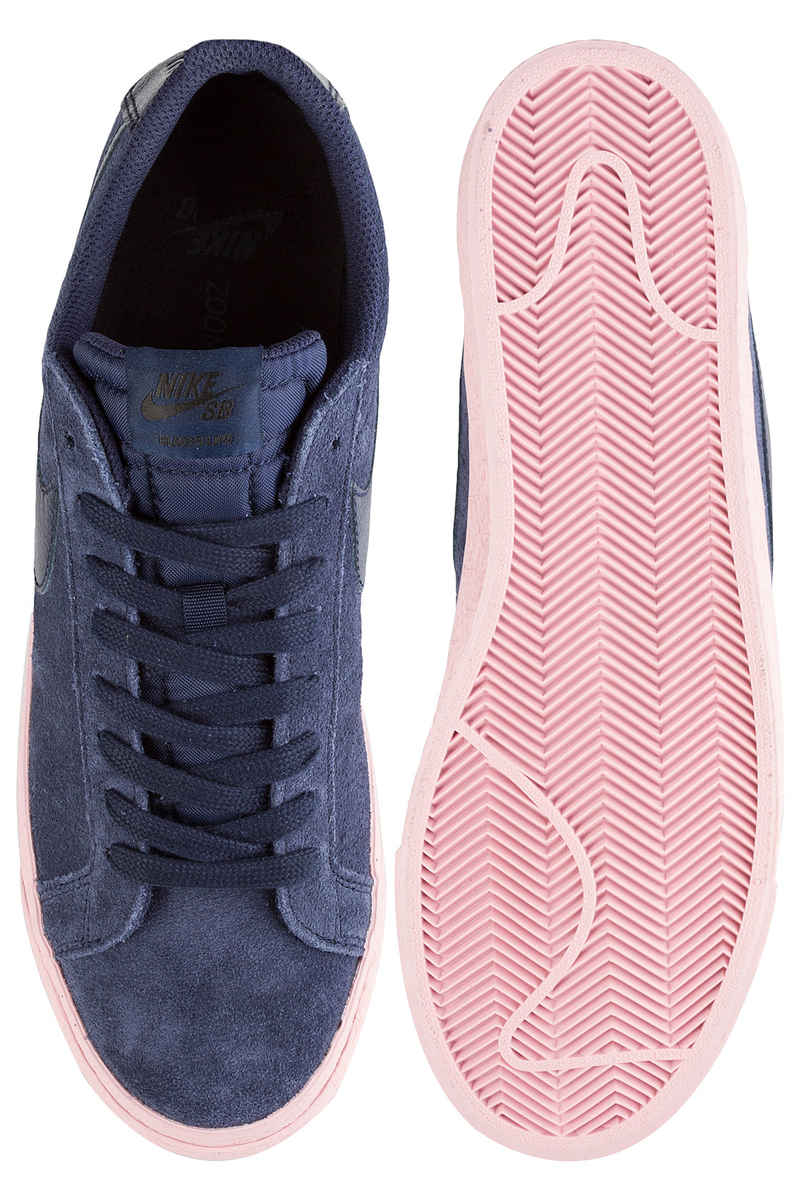 Nike SB Zoom Blazer Low Schuh (obsidian bubblegum)