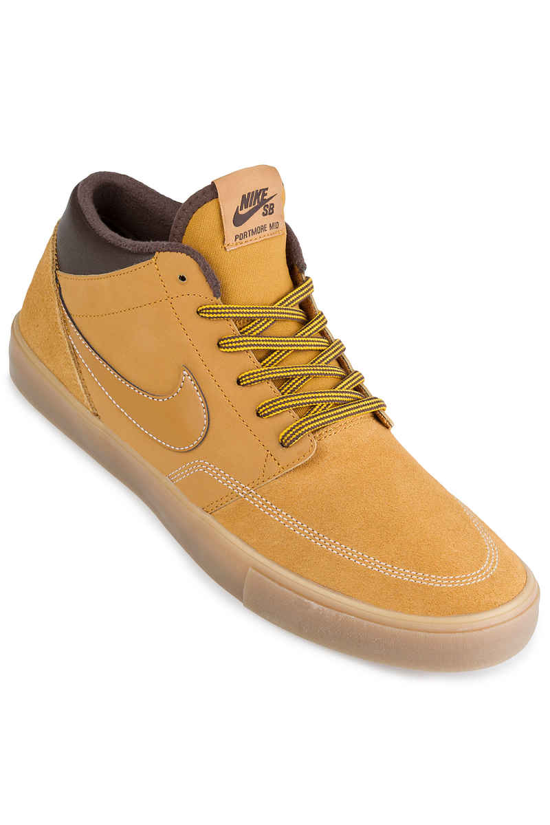 Nike SB Portmore II Solarsoft Mid Bota Shoes (bronze)