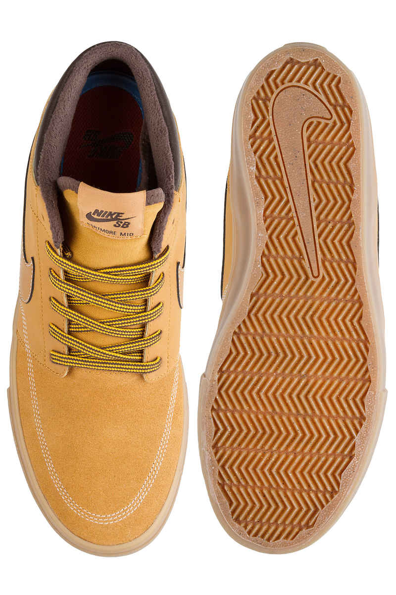 Nike SB Portmore II Solarsoft Mid Bota Shoes (bronze)