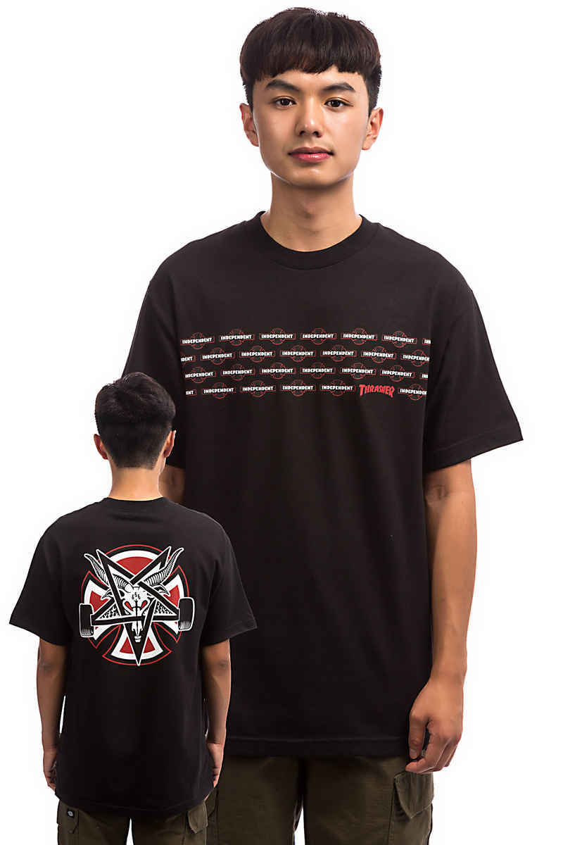 Independent x Thrasher Pentagram Cross T-Shirt (black)