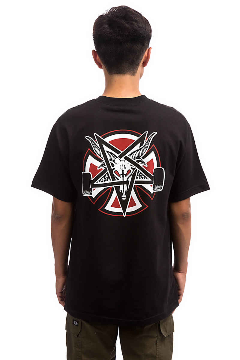 Independent x Thrasher Pentagram Cross T-Shirt (black)