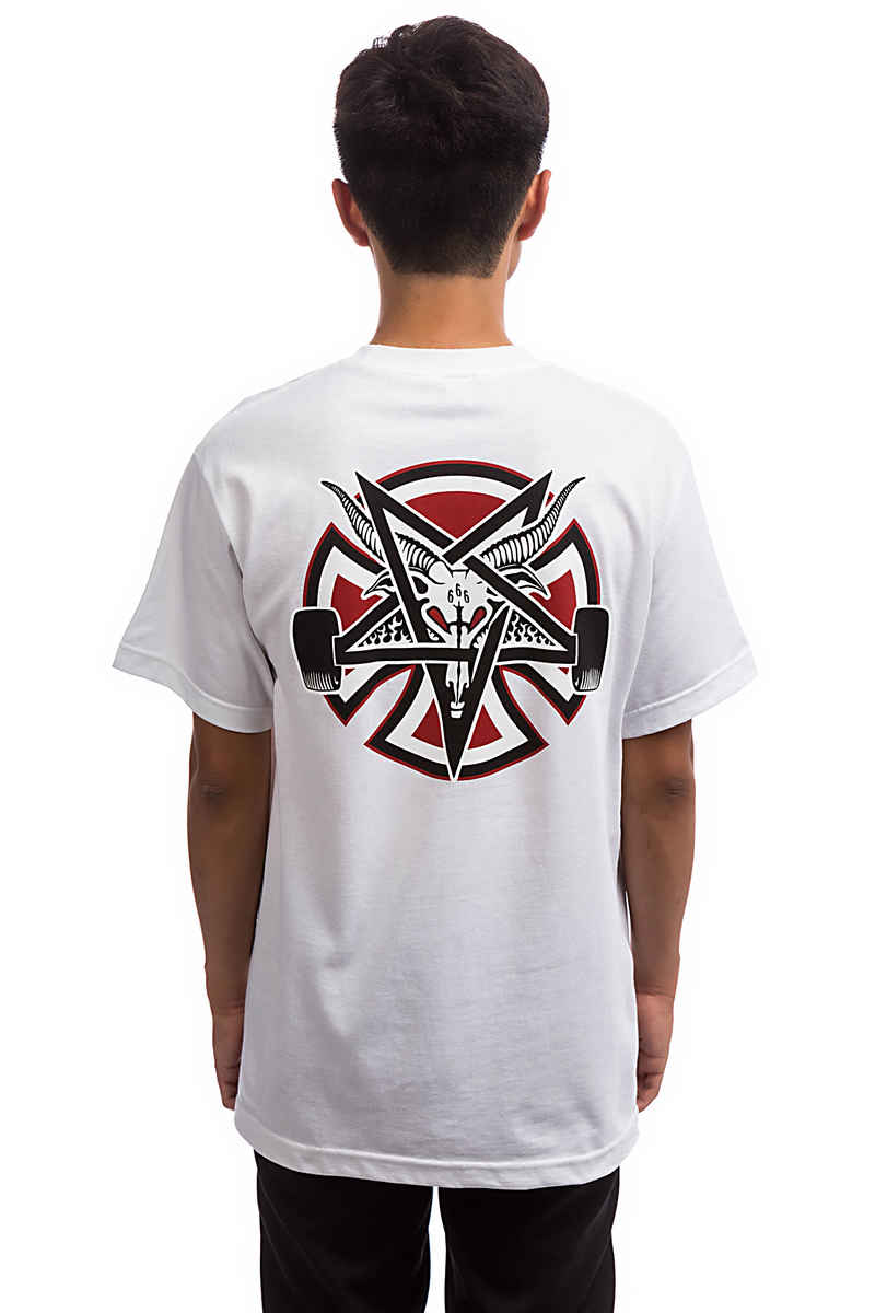 Independent x Thrasher Pentagram Cross T-Shirt (white)