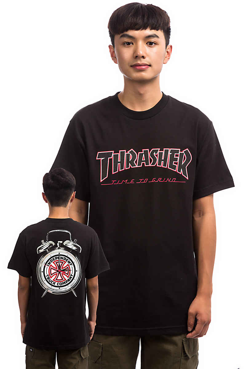 Independent x Thrasher Time To Grind T-Shirt (black)