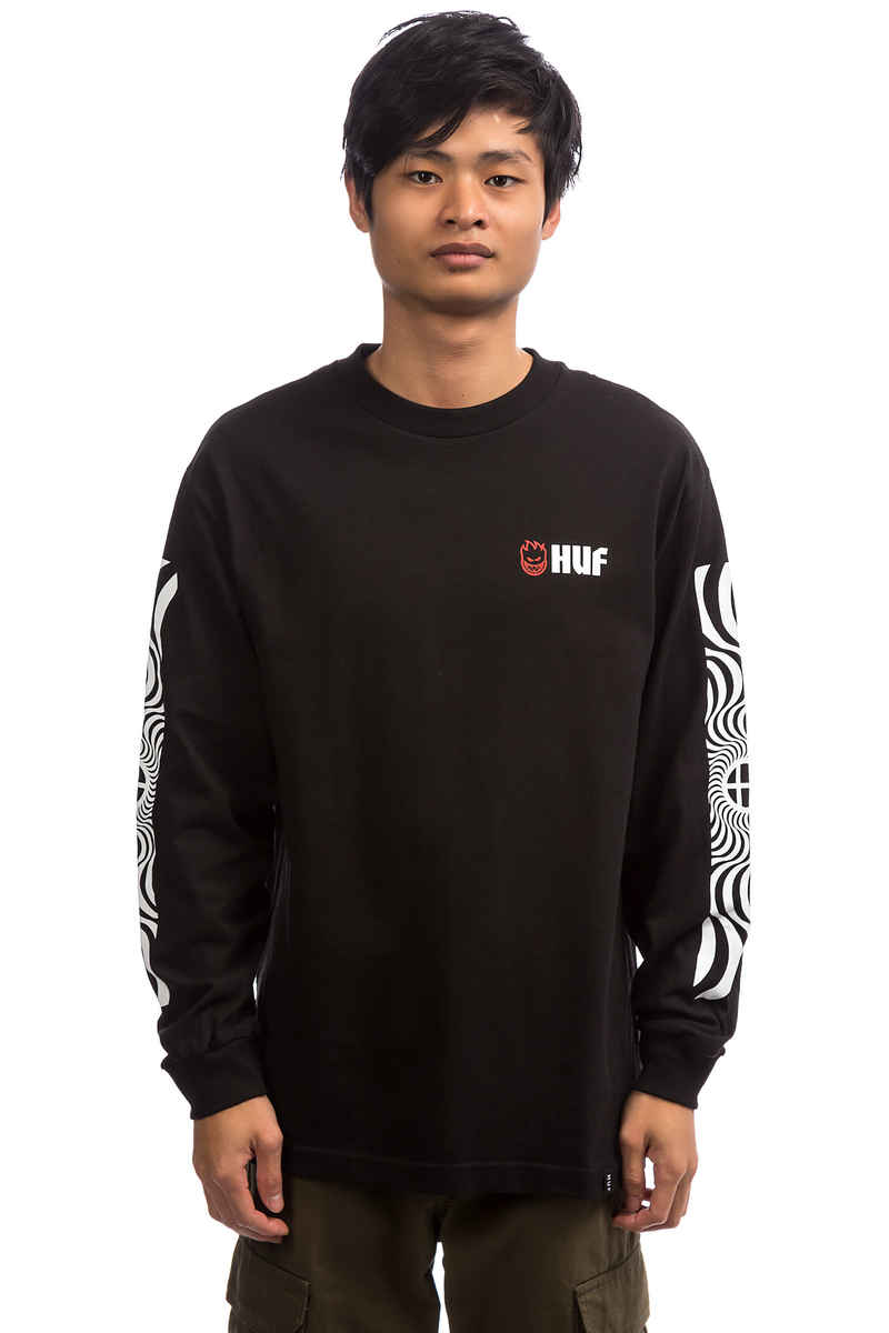 HUF x Spitfire Swirls Longsleeve (black)