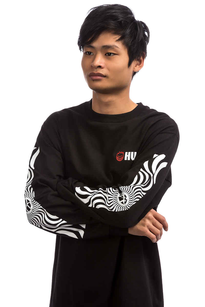 HUF x Spitfire Swirls Longsleeve (black)