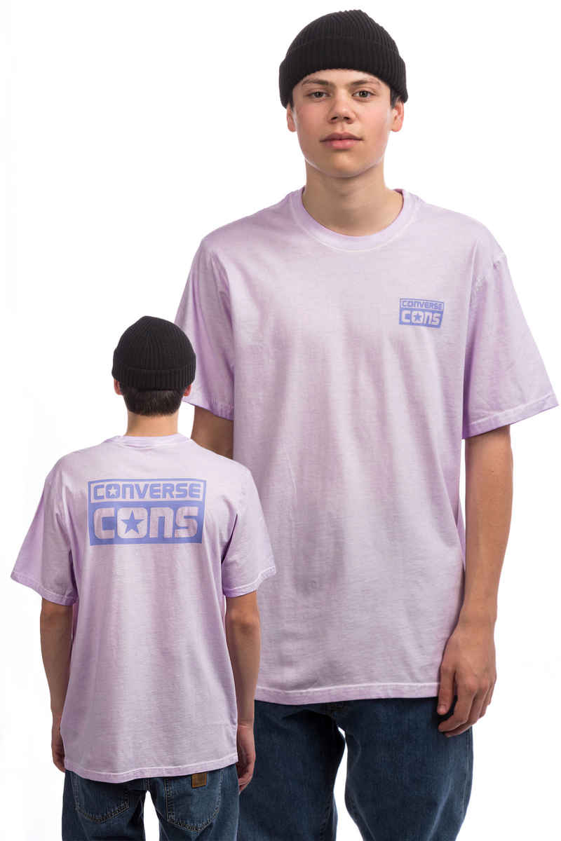 Converse CONS Logo Washed T-Shirt (twilight lavender tan)
