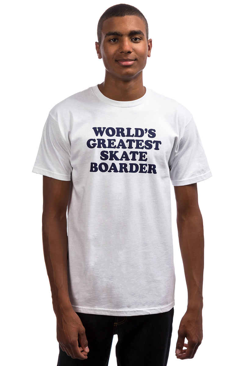 Skate Mental Worlds Greatest Skateboarder T-Shirt (white)