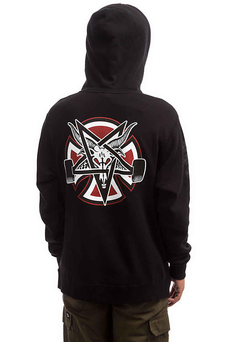 Independent x Thrasher Pentagram Cross sweat à capuche (black)