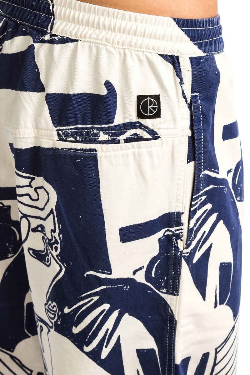 Polar Skateboards TK Surf Pantalons (ecru navy)