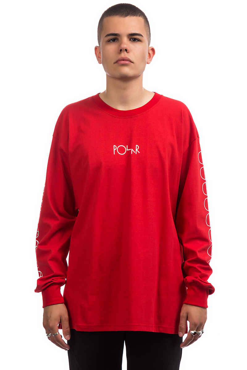 Polar Skateboards Racing Longsleeve (red)