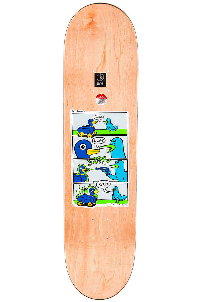 Polar Skateboards Brady Kvaak Zap Kvaak 8.125" Deck (multi)
