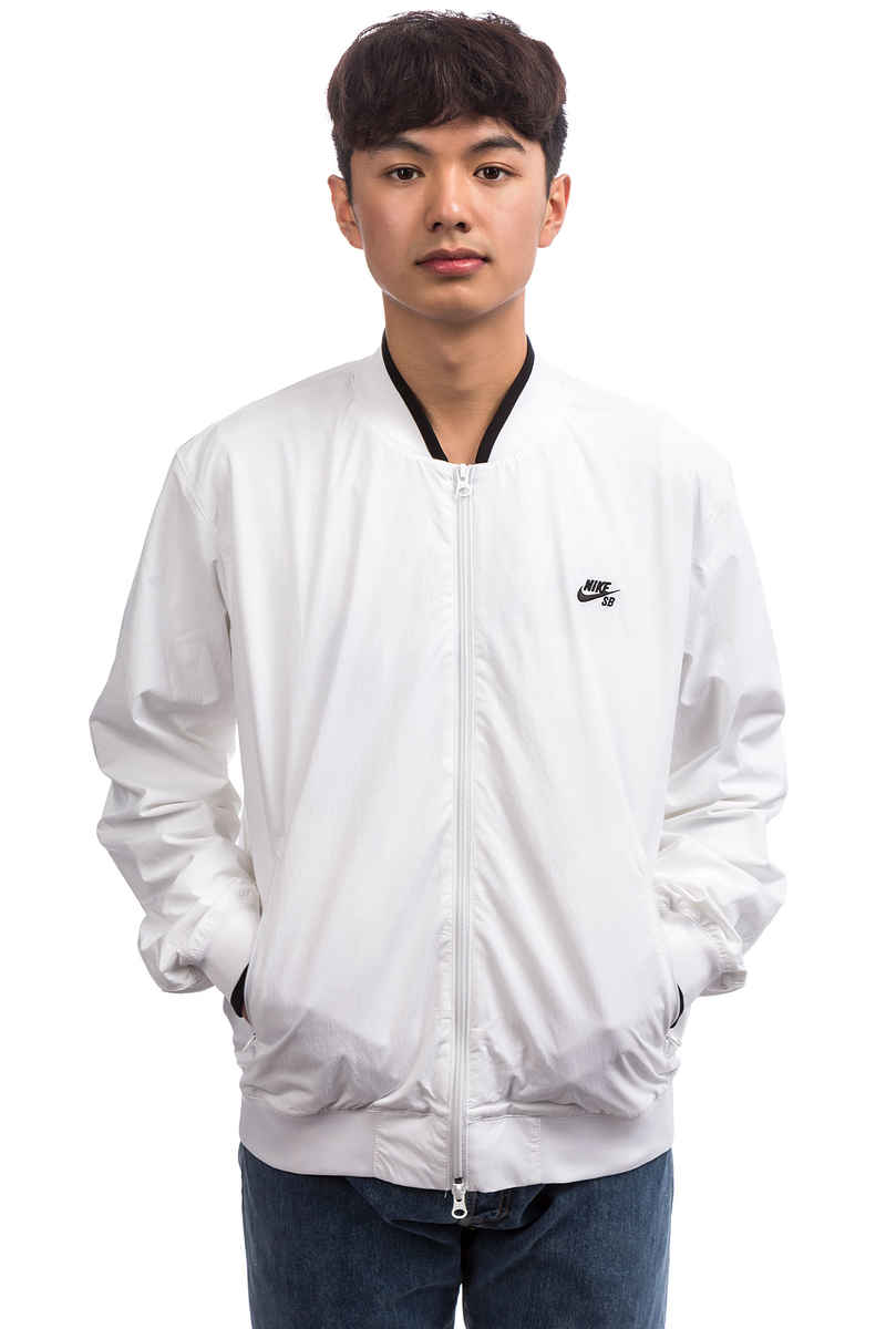 Nike SB Icon Bomber Veste (white white black)