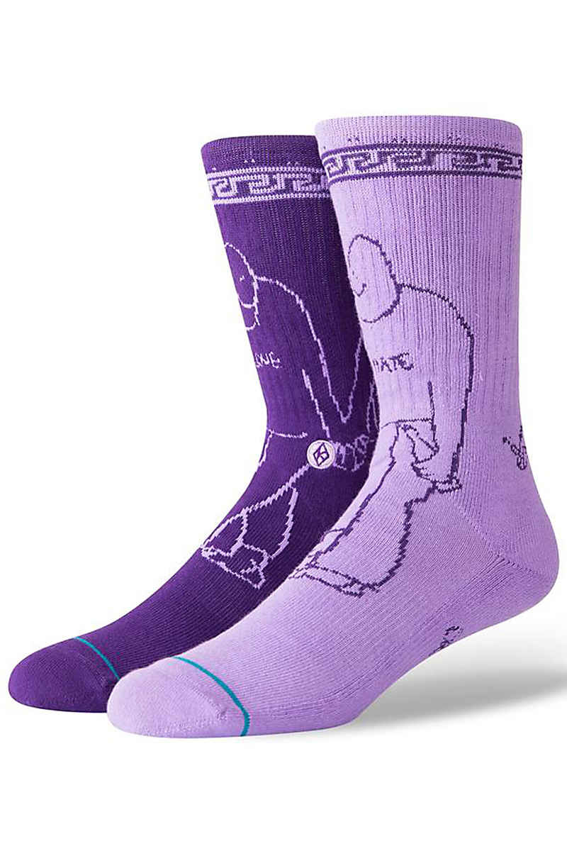 Stance x Krooked Love Hate Socken US 6-12 (purple) 1er Pack