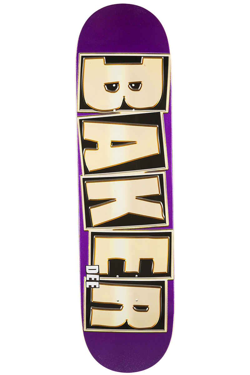 Baker Dee Brand Name Glitter 8.25" Deck (purple)