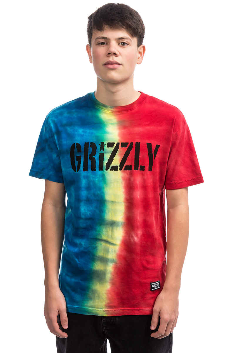 Grizzly Acid Stamp Test T-shirt (tie dye)
