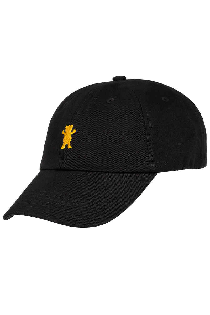 Grizzly OG Bear Logo Dad Cap (black gold)
