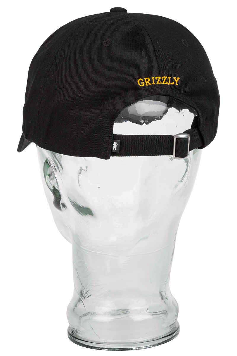 Grizzly OG Bear Logo Dad Cap (black gold)