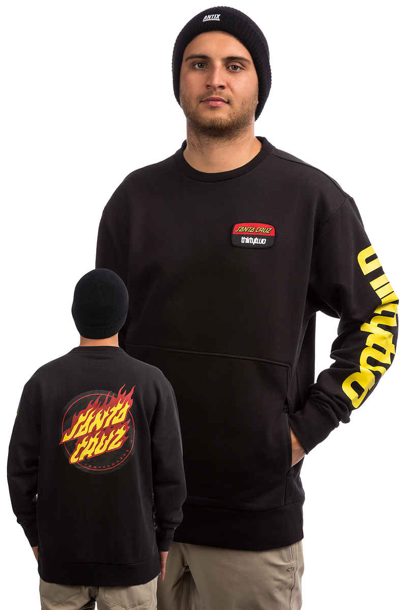 ThirtyTwo x Santa Cruz Vault Snow Longues Manches (black)