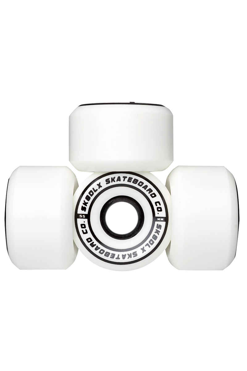 SK8DLX Conical Series Rollen (white) 55mm 100A 4er Pack