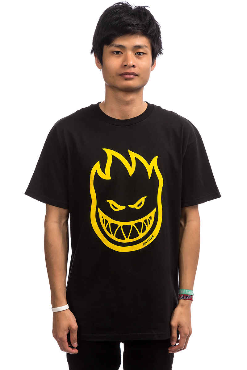 Spitfire Bighead T-Shirt (black gold)