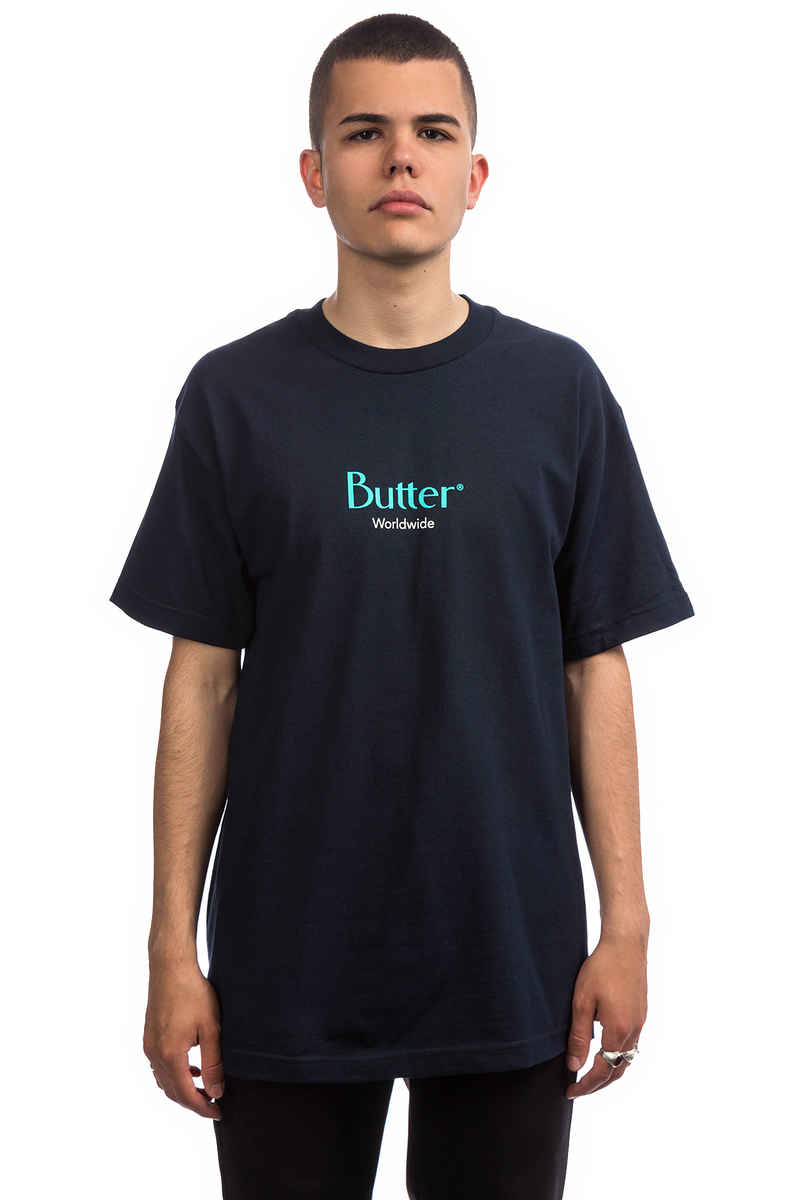Butter Goods Classic Logo T-Shirt (navy)