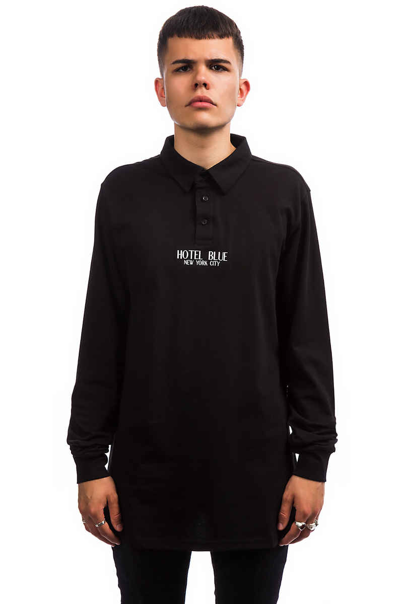 Hotel Blue Polo Longsleeve (black)