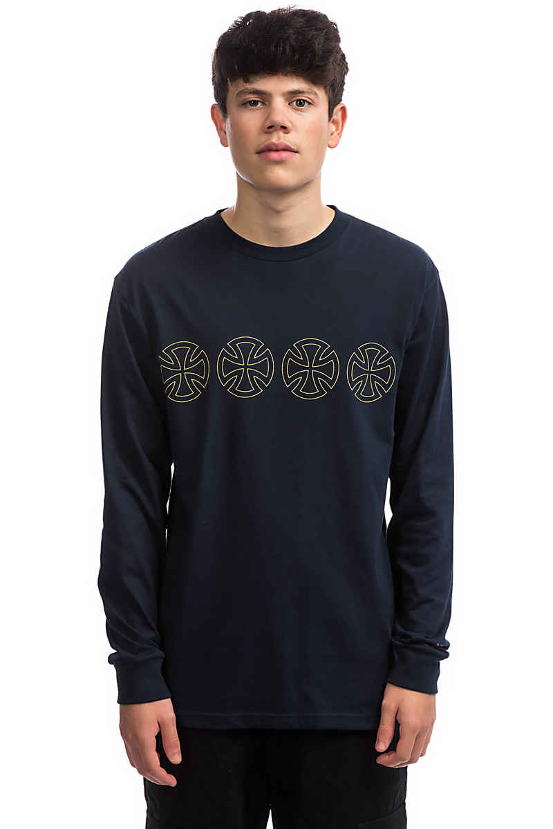 Vans x Independent Iron Cross Longsleeve (navy)