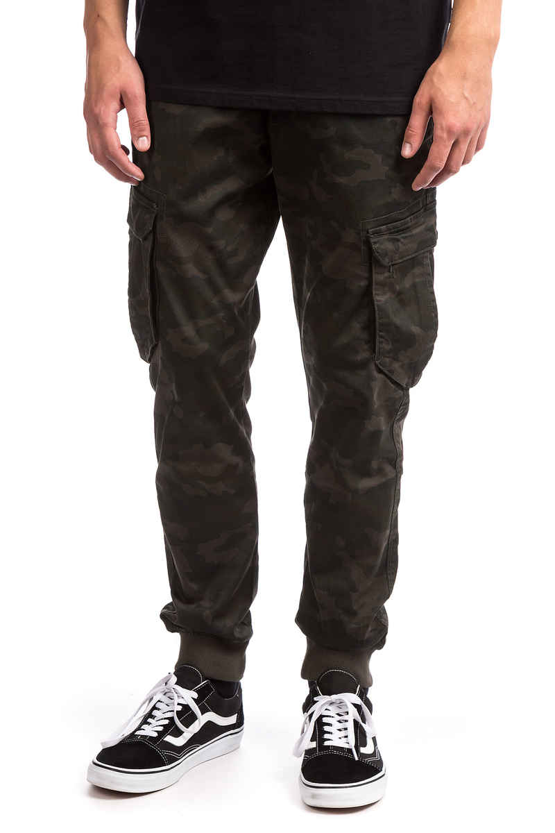 REELL Reflex Rib Cargo Pantalons (black camo)