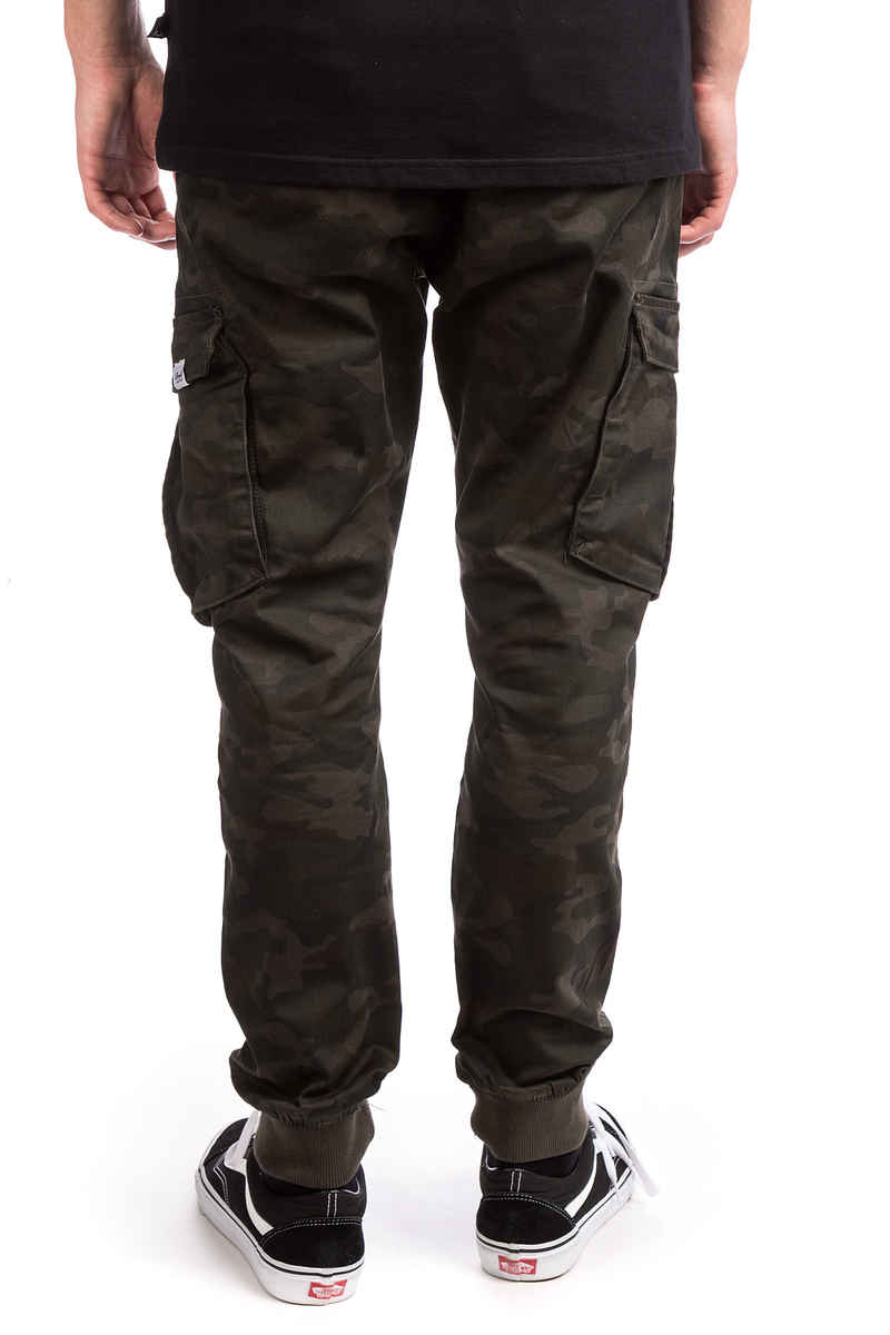 REELL Reflex Rib Cargo Pantalons (black camo)