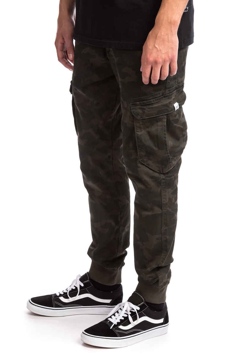 REELL Reflex Rib Cargo Pantalons (black camo)