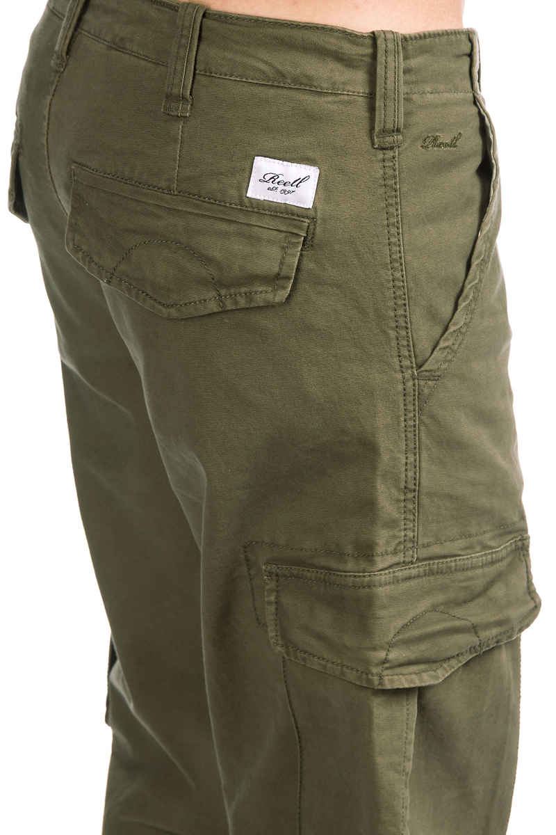REELL Flex Cargo Pantalons (clay olive canvas)