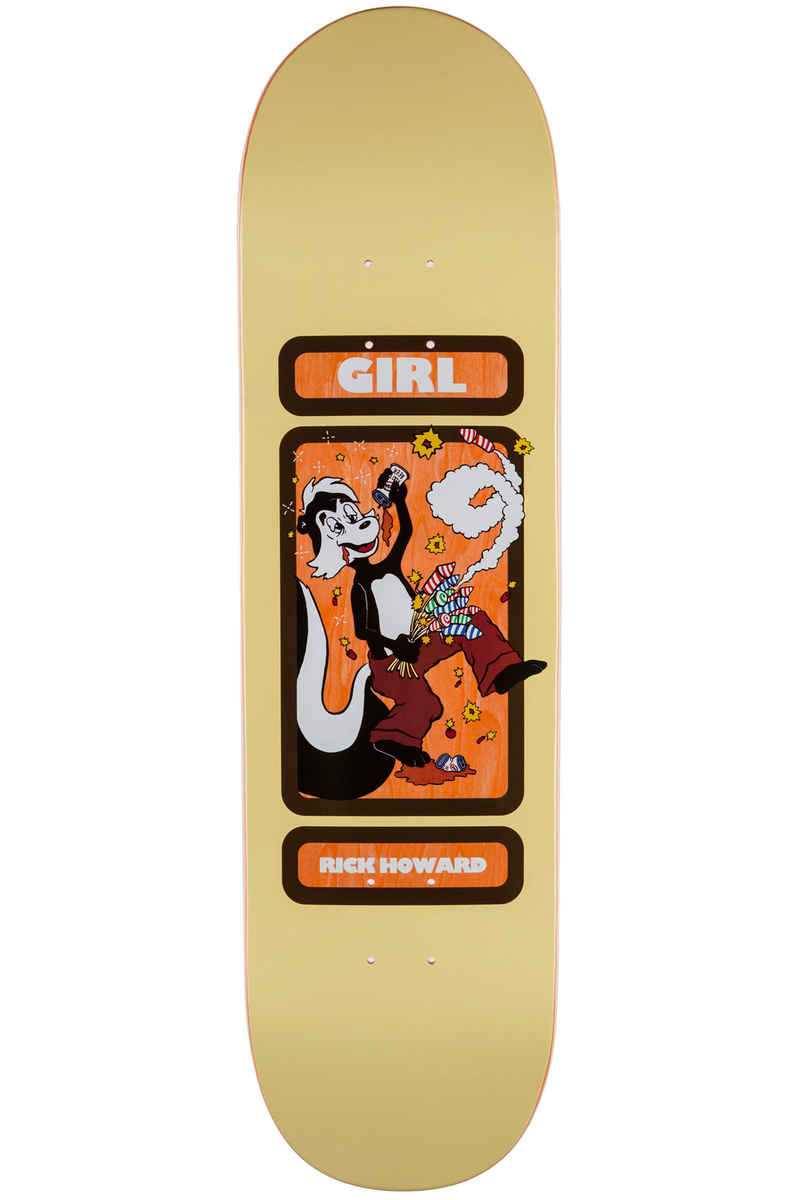 Girl Howard One Off Drunk Skunk 8.5" Deck (beige)