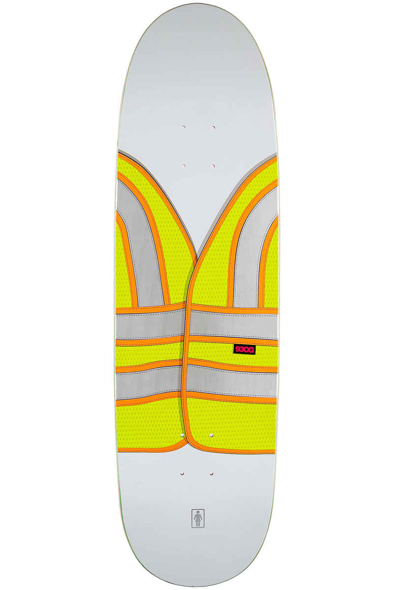 Girl Kennedy One Off Safety Vest 9.125" Deck (white yellow)