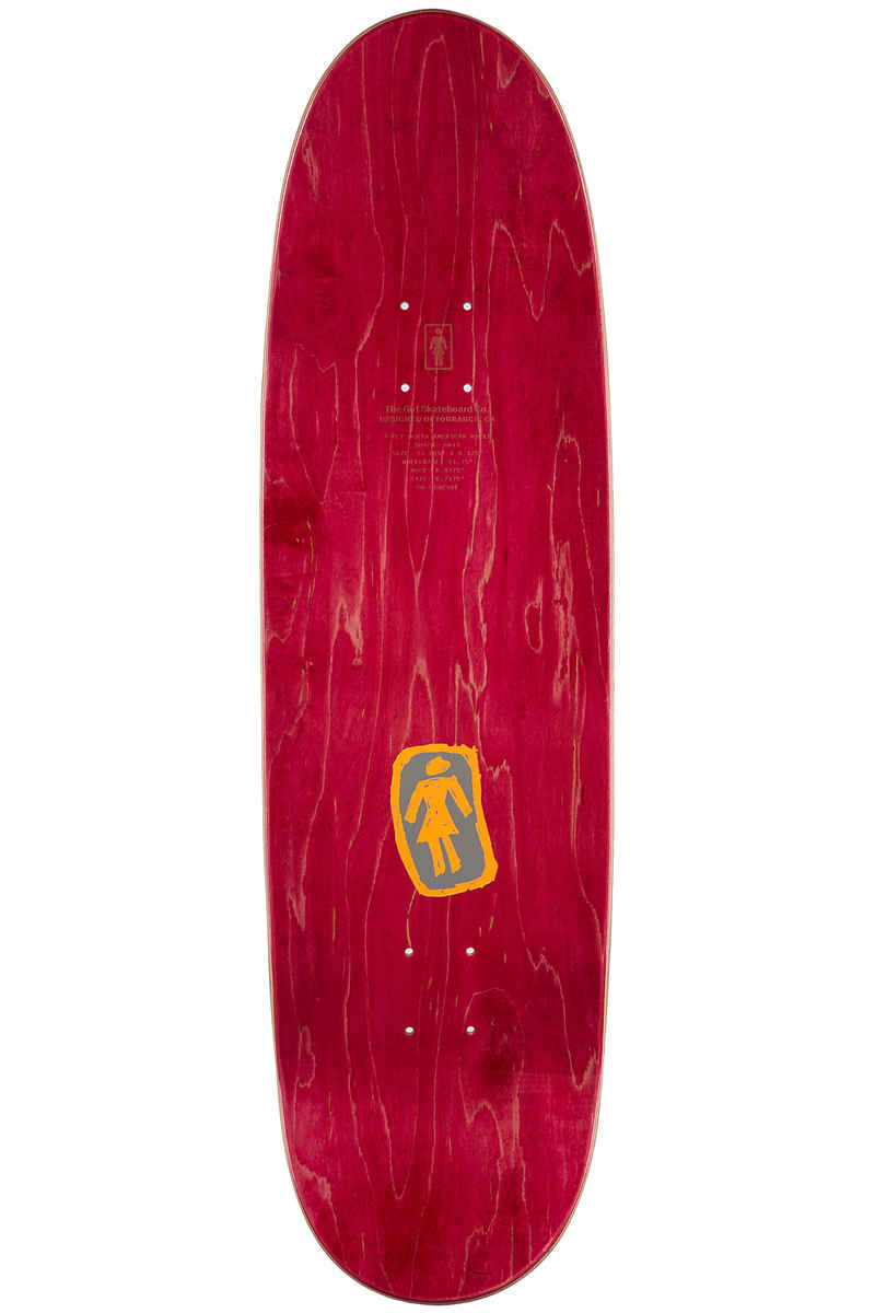 Girl Kennedy One Off Safety Vest 9.125" Deck (white yellow)