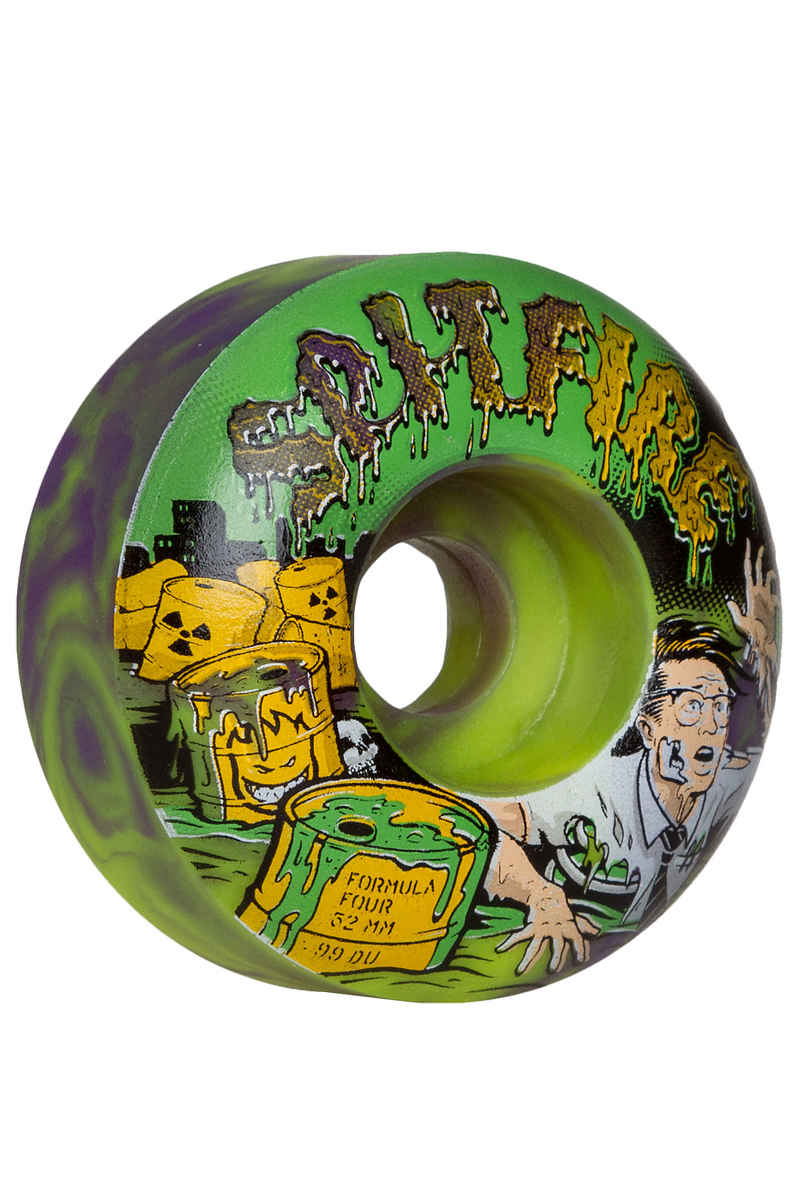 Spitfire Formula Four Afterburners Toxic Apocalypse Roue (purple green) 52mm 99A 4 Pack