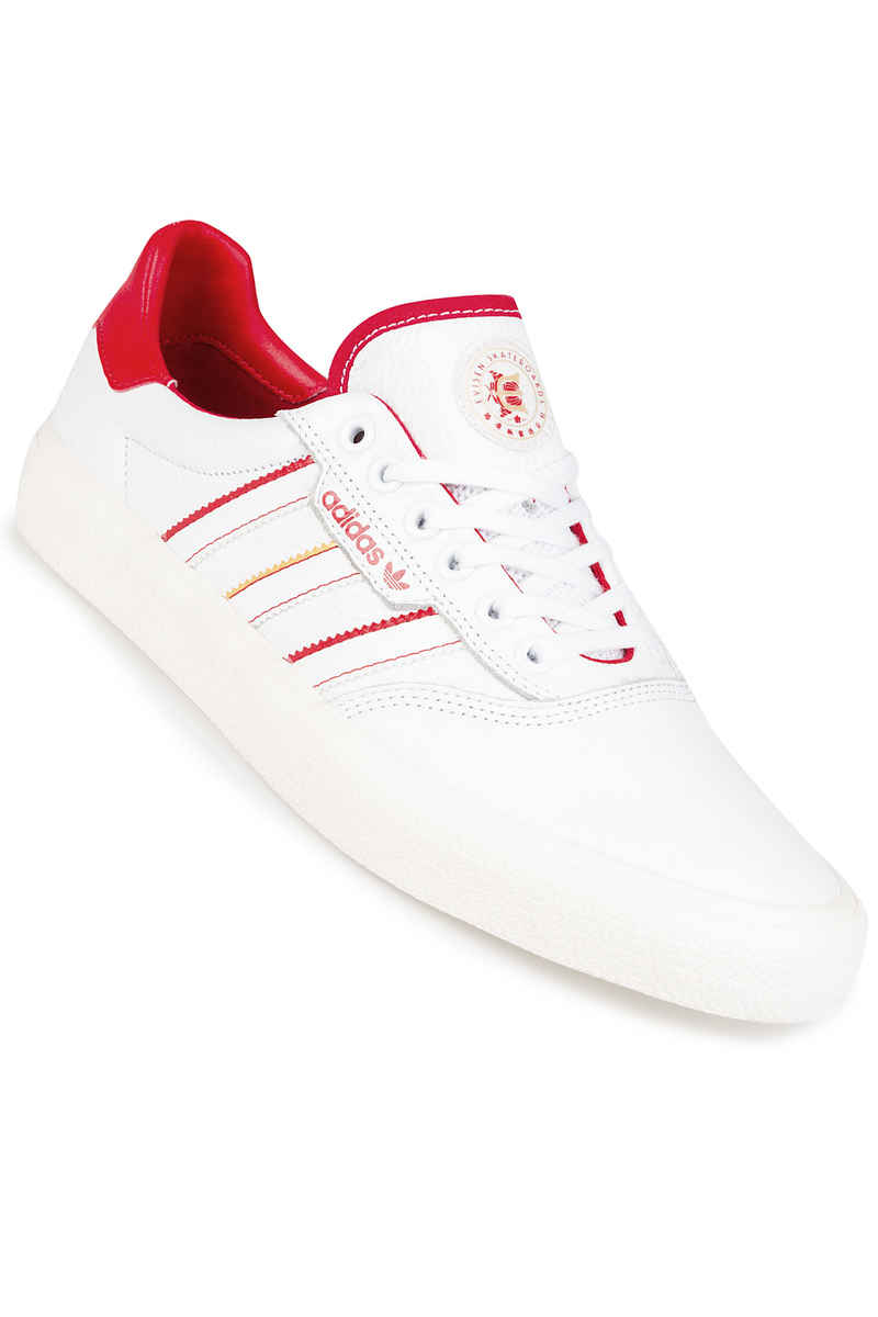 adidas Skateboarding x Evisen 3MC Schuh (white scarlet gold)