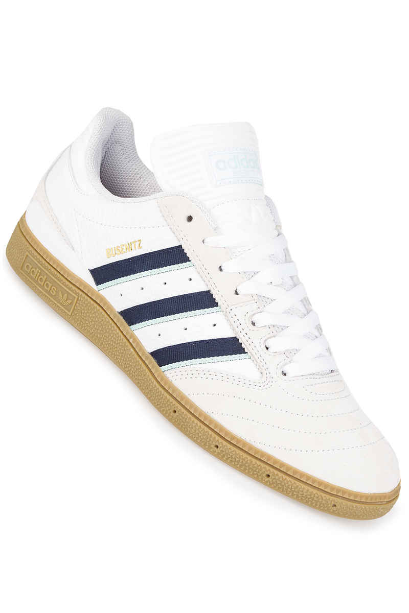 adidas Skateboarding Busenitz Shoes (white collegiate burgundy clear)