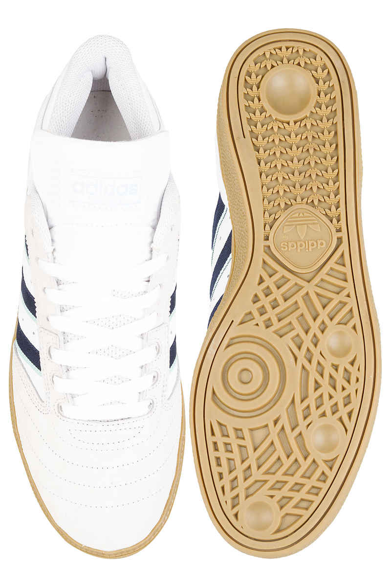 adidas Skateboarding Busenitz Shoes (white collegiate burgundy clear)