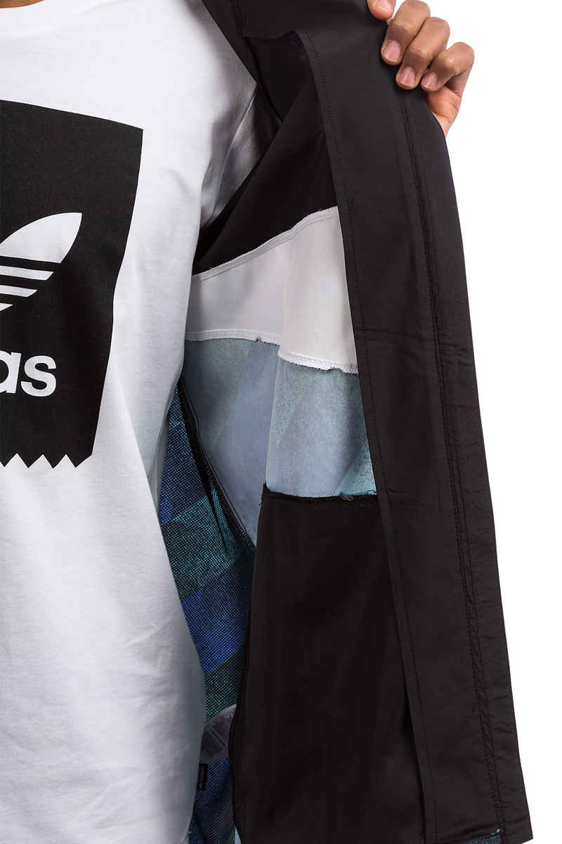 adidas Towning Jacket (black white active blue green)