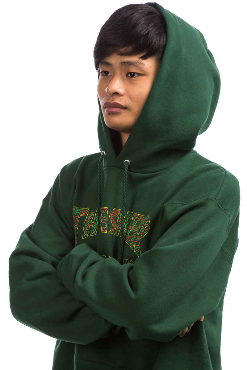 Thrasher Davis Hoodie (forest green)
