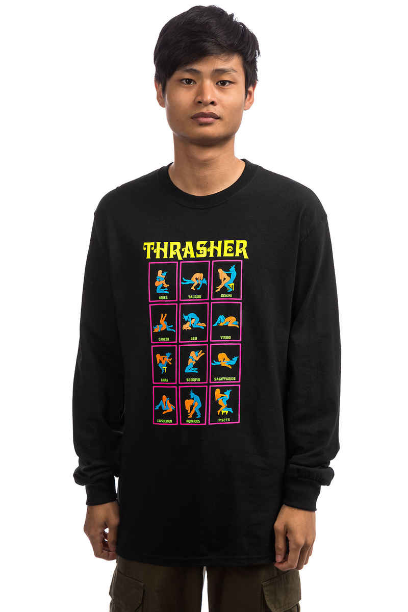 Thrasher Black Light Longsleeve (black)