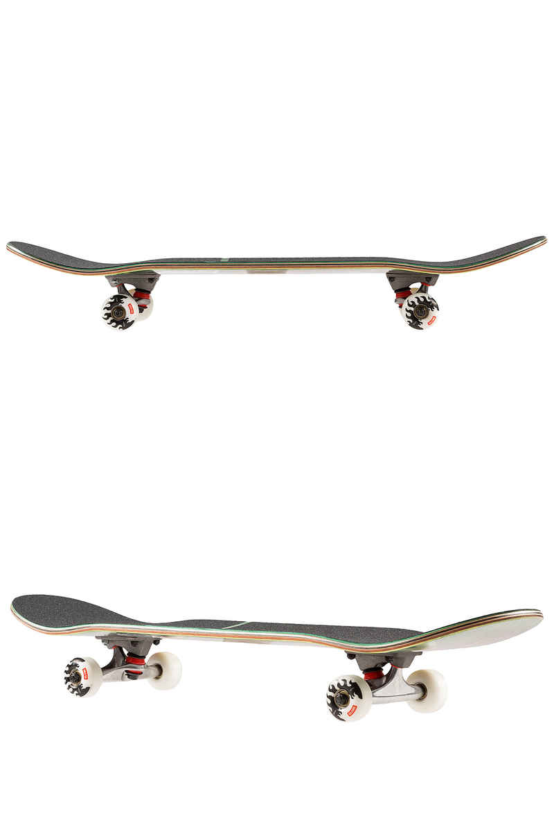 Globe In Flames 7.75" Complete-Skateboard (holo tsunami)