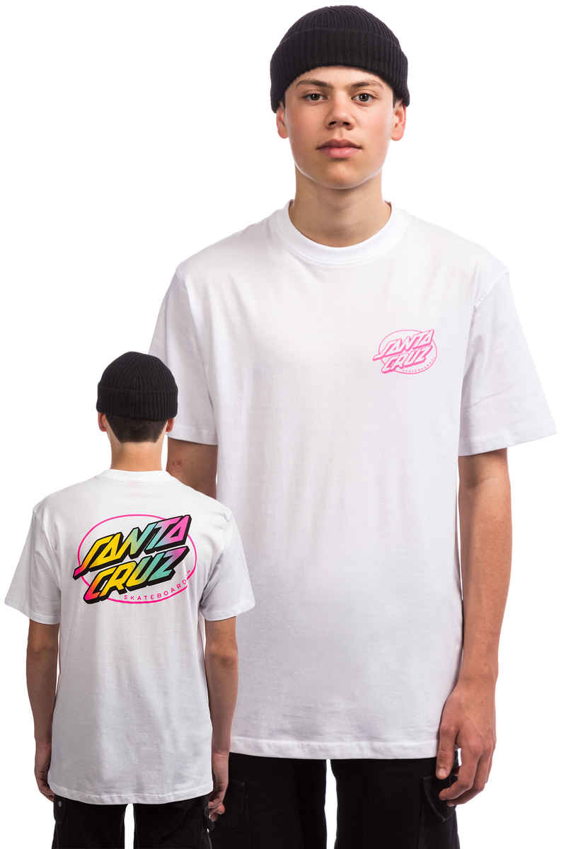 Santa Cruz Oval Dot T-Shirt (white)