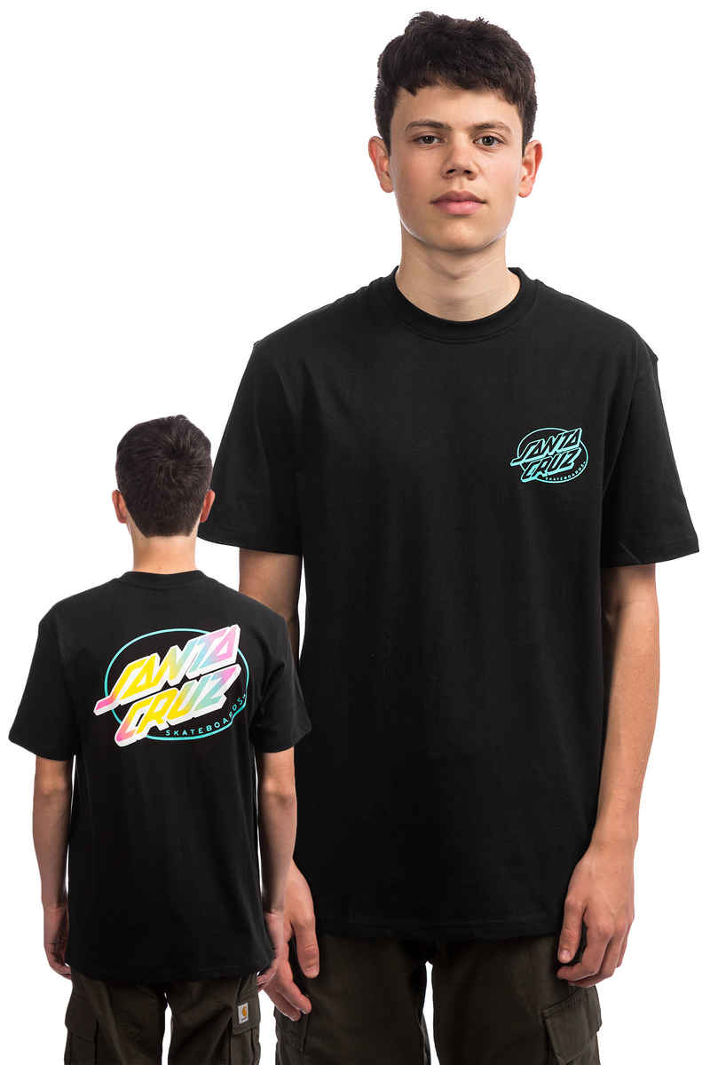 Santa Cruz Oval Dot T-Shirt (black)