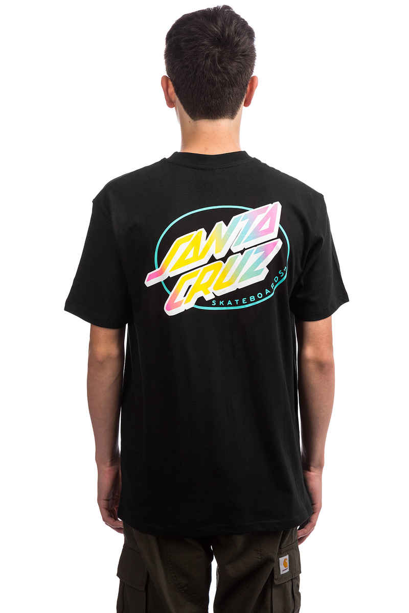 Santa Cruz Oval Dot T-Shirt (black)
