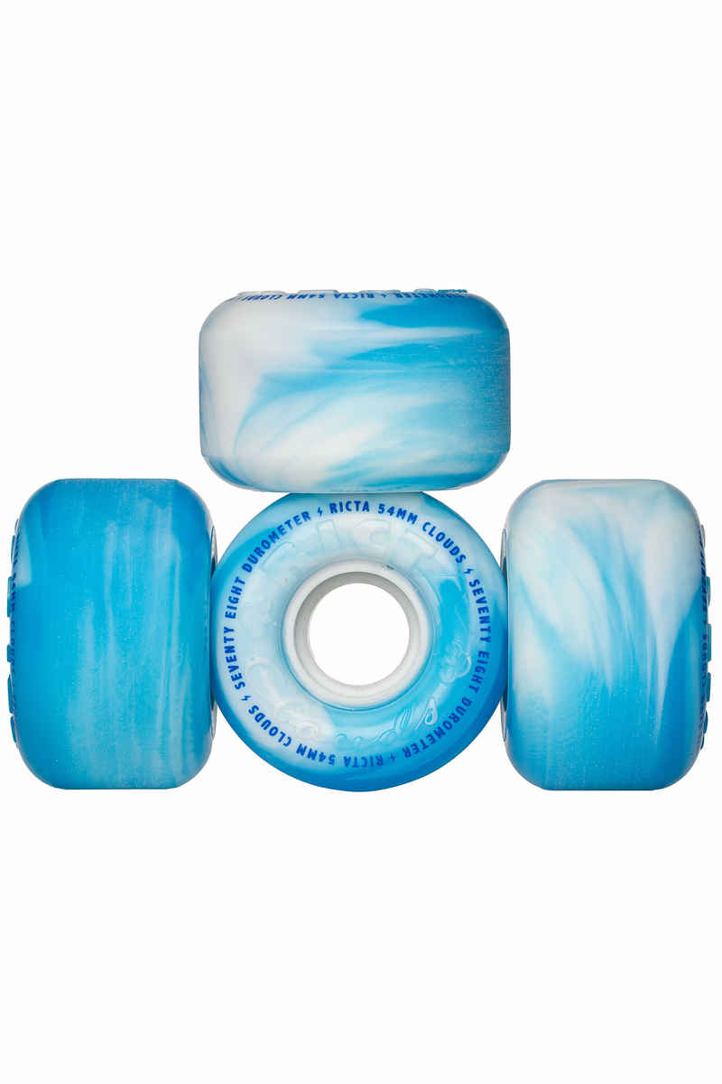 Ricta Clouds Wiel (blue white swirl) 54mm 4 Pack 78A